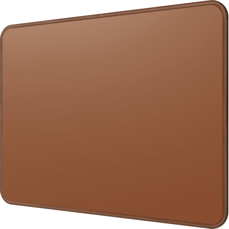 MROCO Mouse Pad [30% Larger] with Anti-Fray Stitched Edges, Premium-Textured Waterproof Surface, Non-Slip Rubber Base, Computer & Gaming Mouse Mat for Laptop, Office & Home, 8.5 x 11 in, Coffee Brown - Image 1