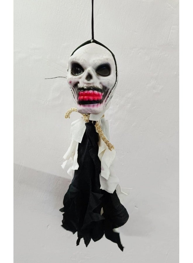 LUDALY Halloween Decoration Hanging Skull Ghost Sign Door Sign Flying Doll Playsets Mini Skeleton 1 Pc - Image 1