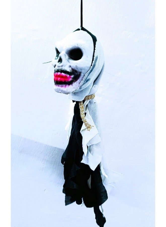LUDALY Halloween Decoration Hanging Skull Ghost Sign Door Sign Flying Doll Playsets Mini Skeleton 1 Pc - Image 2