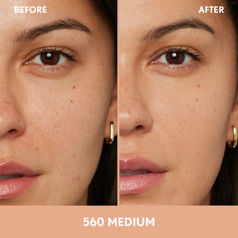 COVERGIRL Clean Fresh Nourishing Skin Tint, 560 Medium, Liquid Foundation, Dewy Finish, Infused with Coconut & Aloe, Vegan Formula - Image 3