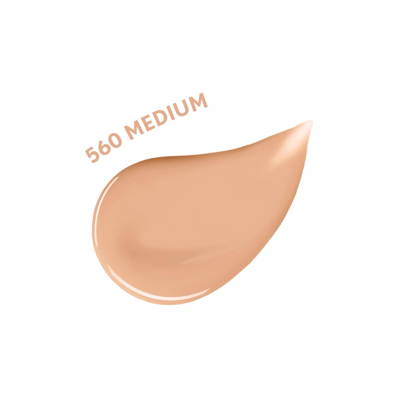 COVERGIRL Clean Fresh Nourishing Skin Tint, 560 Medium, Liquid Foundation, Dewy Finish, Infused with Coconut & Aloe, Vegan Formula - Image 2