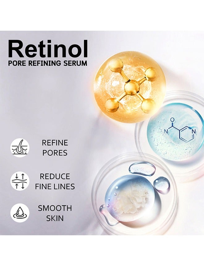 LANEMAY Korean Skin Care - Retinol  Pore Refining Serum, 77% Retinol Serum Refining Skin, Moisturizing Skin Lotion,Calming Skin, Refreshing, Purifying, 100ml - Image 4