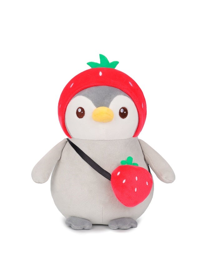 Cute plush toy penguin doll, mini gift for children.