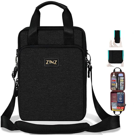 ZINZ Slim & Expandable Case 12.9 13 inch Travel Laptop Shoulder Bag for MacBook Air 13" M3/M2/M1, MacBook Pro 13" M2/M1, iPad Pro 12.9"/13"/11", iPad Air 13",B01K01 - Image 4