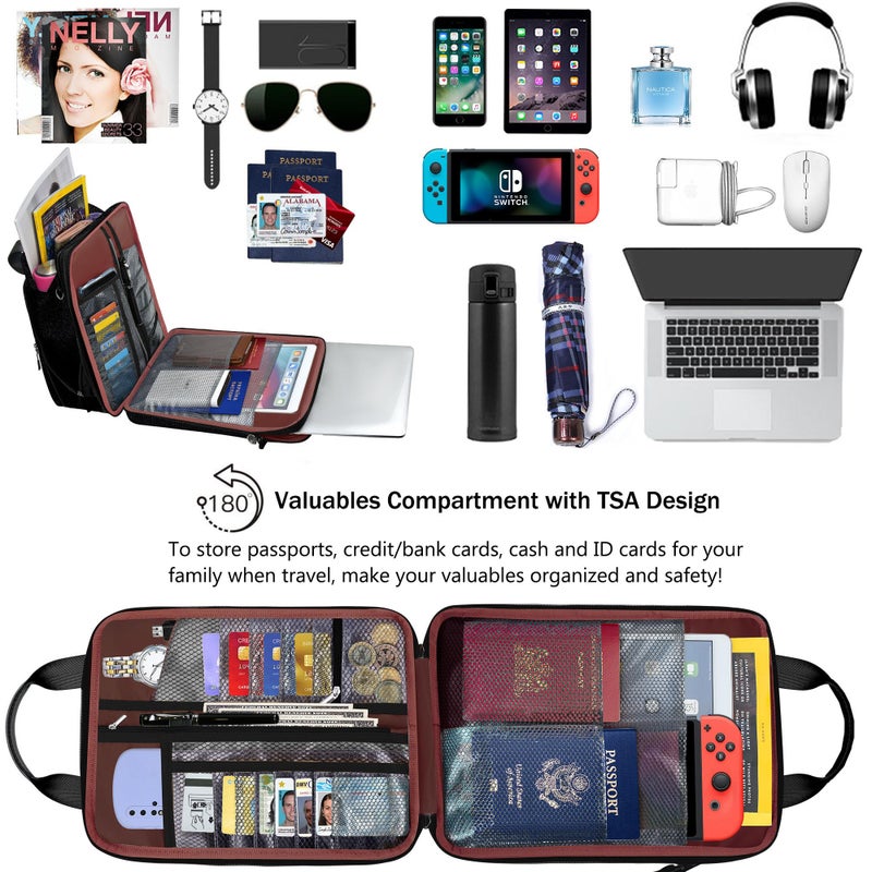ZINZ Slim & Expandable Case 12.9 13 inch Travel Laptop Shoulder Bag for MacBook Air 13" M3/M2/M1, MacBook Pro 13" M2/M1, iPad Pro 12.9"/13"/11", iPad Air 13",B01K01 - Image 5