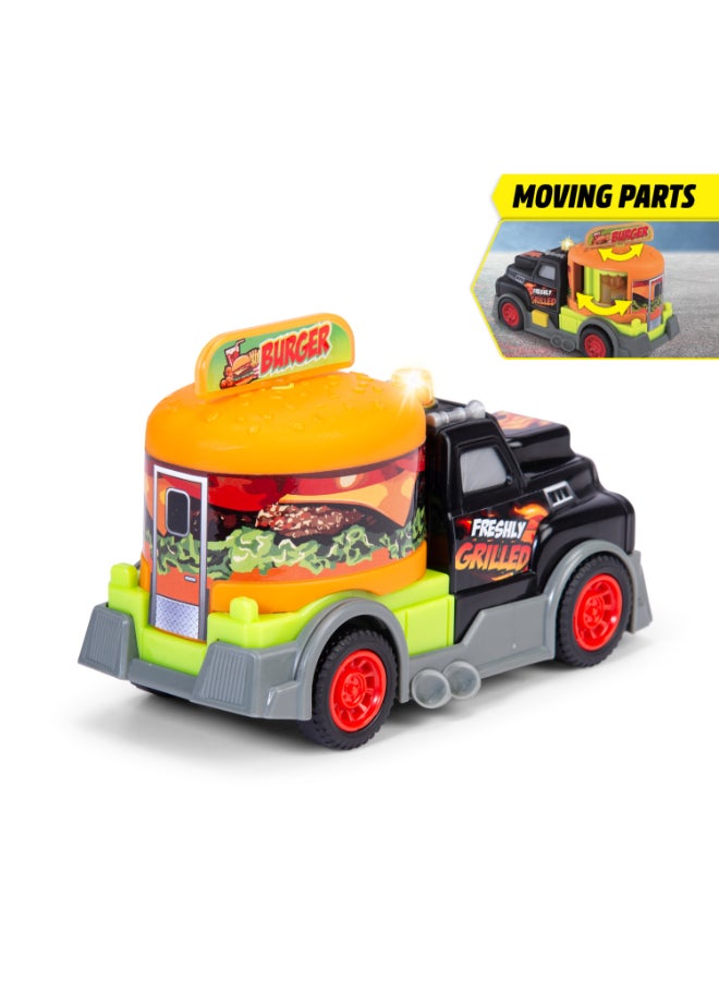 Dickie Burger Truck, Light & Sound, 15cm, Free wheel - Image 3