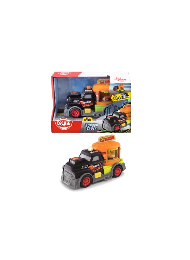 Dickie Burger Truck, Light & Sound, 15cm, Free wheel - Image 2