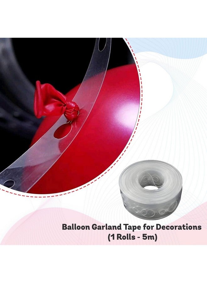 WOBBOX Balloon Arch Kit Balloon Decorating Strip Kit for Garland, Balloon Garland Tape for Wedding, Birthday, Baby Shower Decorations (1 Rolls - 5m) - Image 2