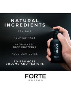 Alex Costa Sea-Salt Spray by Forte Series | Hair Volume Spray for Men | Volumizing & Texturizing Sea Salt Spray for Hair | Sea Salt Hair Spray for Beachy Surfer Hair, Volume Hairspray for All Hair Types, (4 oz)  - Image 4