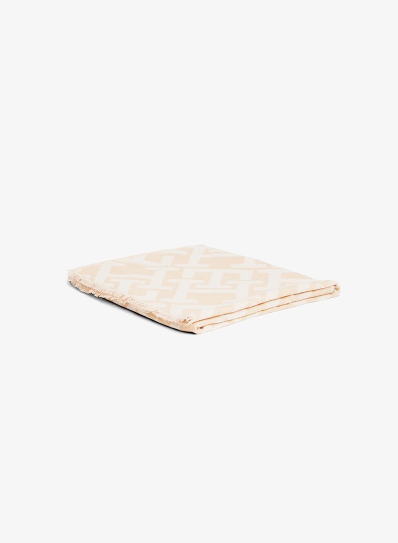 TOMMY HILFIGER TH Monogram Jacquard Scarf With Wool - Image 3