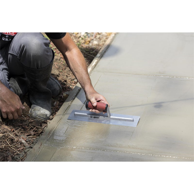 MARSHALLTOWN مجرفة إنهاء الخرسانة QLT من MARSHALLTOWN، تركيب برغي مربع، شفرة من الفولاذ الكربوني 14 × 4 بوصة مع مقبض مريح، أدوات الخرسانة، FT144 - Image 4