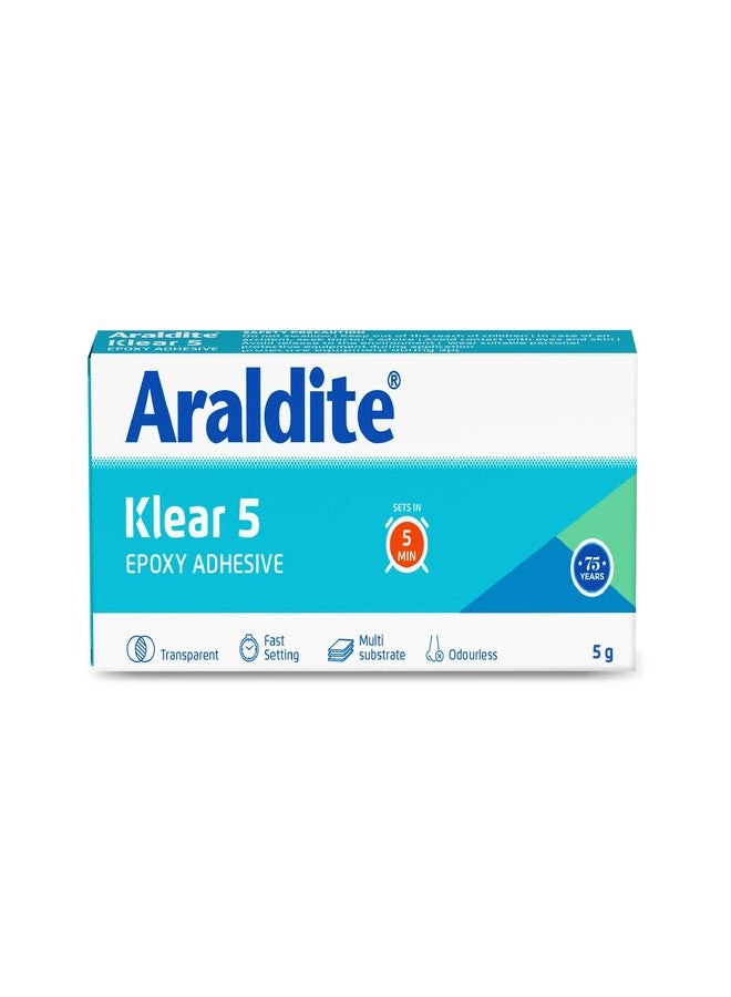 إرلدايت ARALDITE KLEAR 5g (لاصق إيبوكسي شفاف لمدة 5 دقائق) - Image 1
