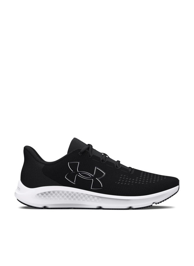Under Armour Women's Charged Pursuit 3 Bl Running Shoes - Black/White, Size 36.5 EU - Image 1