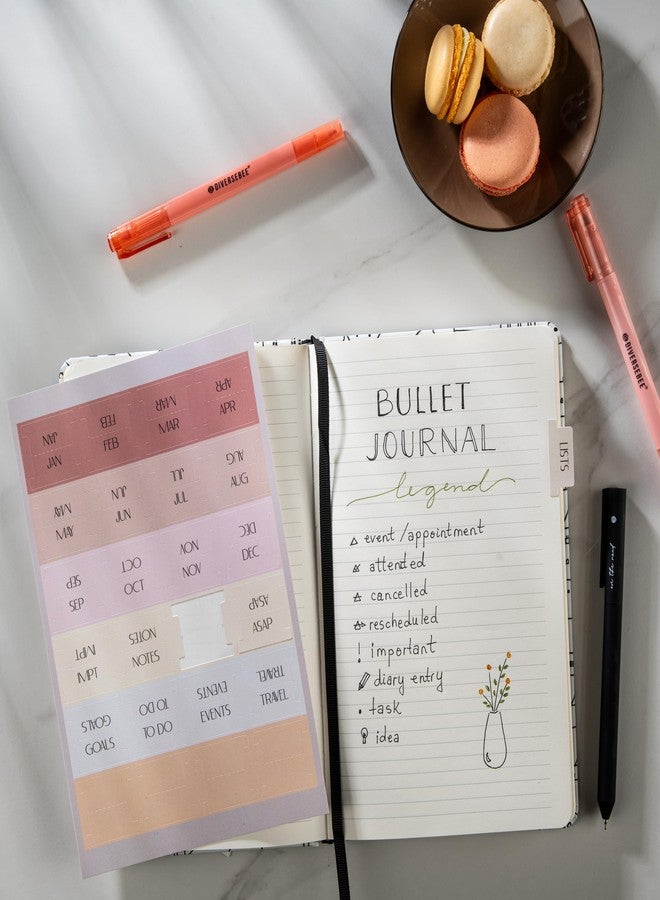 DIVERSEBEE Hardcover Dotted Journal Notebook, Medium A5 (5.8 x 8.3 inches), 192 Pages, Thick Paper, Aesthetic Journals for Writing, Office School Bible Journaling Supplies, Bible Accessories - Image 3