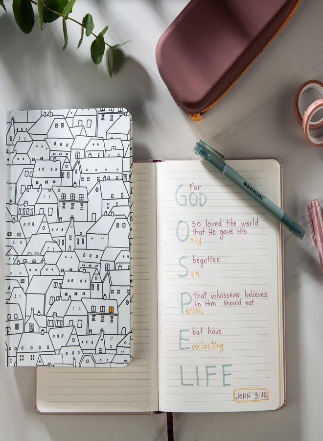 DIVERSEBEE Hardcover Dotted Journal Notebook, Medium A5 (5.8 x 8.3 inches), 192 Pages, Thick Paper, Aesthetic Journals for Writing, Office School Bible Journaling Supplies, Bible Accessories - Image 5