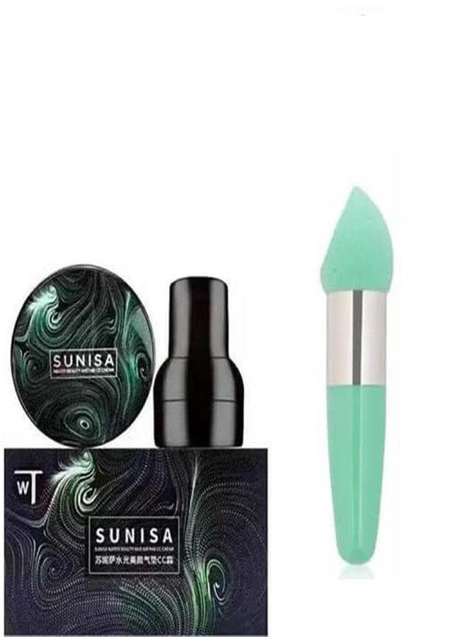 SUNISA Cushion Foundation Set with Beauty Blender Sponge - Image 1