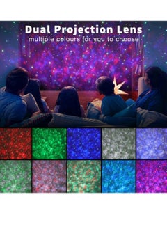 ELTRAZONE LED Starry Sky Projector Rotating Water Waves Projection Lamp, Galaxy Projector Night Light, Bluetooth Starlight Projector Lamp, for Children, Party, Room, Decoration  - Image 2