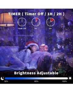 ELTRAZONE LED Starry Sky Projector Rotating Water Waves Projection Lamp, Galaxy Projector Night Light, Bluetooth Starlight Projector Lamp, for Children, Party, Room, Decoration  - Image 4