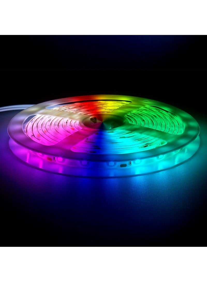 ZAYO LED Strip Light, Flexible Self-Adhesive LED Tape Light for Home Decoration, Bedroom, Ceiling, Cabinet, Party Decor, Indoor Ambient Lighting - 5 meter - Image 2