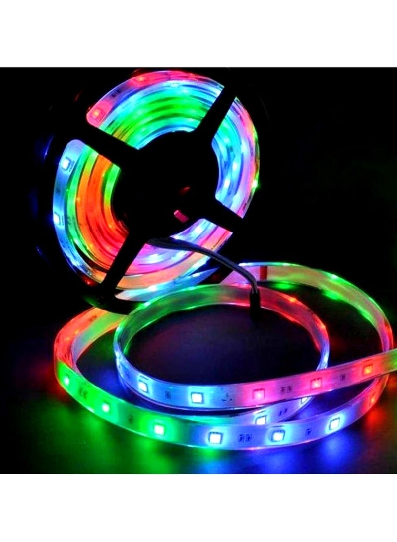 ZAYO LED Strip Light, Flexible Self-Adhesive LED Tape Light for Home Decoration, Bedroom, Ceiling, Cabinet, Party Decor, Indoor Ambient Lighting - 5 meter - Image 1