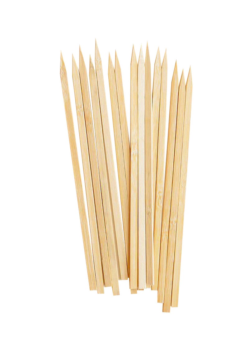 هوت جريل أسياخ بامبو للشواء من هوت جريل (25 قطعة) أعواد خشبية طبيعية آمنة للطعام - مثالية للشواء، الشوي، المقبلات، المأكولات، والكوكتيلات - Image 1