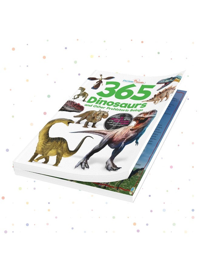 365 Dinosaurs - Premium Quality Padded & Glittered Book  - Image 4