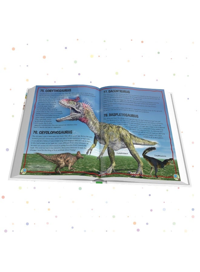 365 Dinosaurs - Premium Quality Padded & Glittered Book  - Image 5