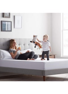 erorex Encasement Mattress Protector Completely Surrounds Mattress For Waterproof Protection White  - Image 3