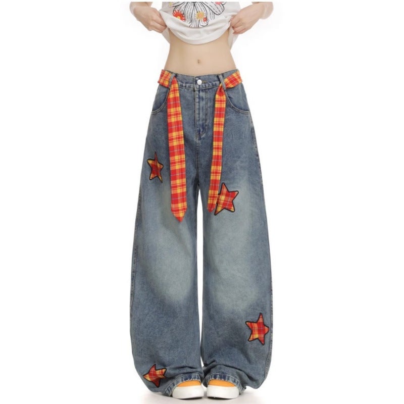 Unisex Casual Daily Denim Jeans - Image 2