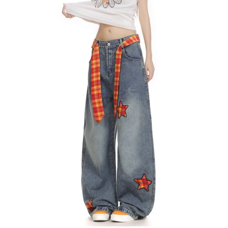 Unisex Casual Daily Denim Jeans - Image 3