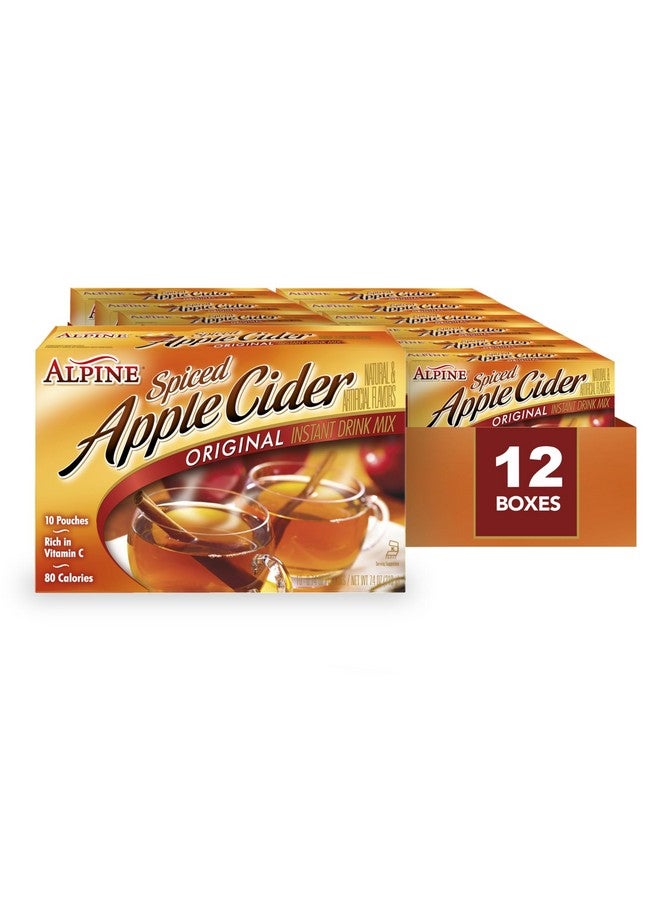Alpine Alpine Original Spiced Apple Cider Instant Drink Mix, Rich in Vitamin C and Low Calorie, 0.74 Oz Pouch (Pack of 120)  - Image 1