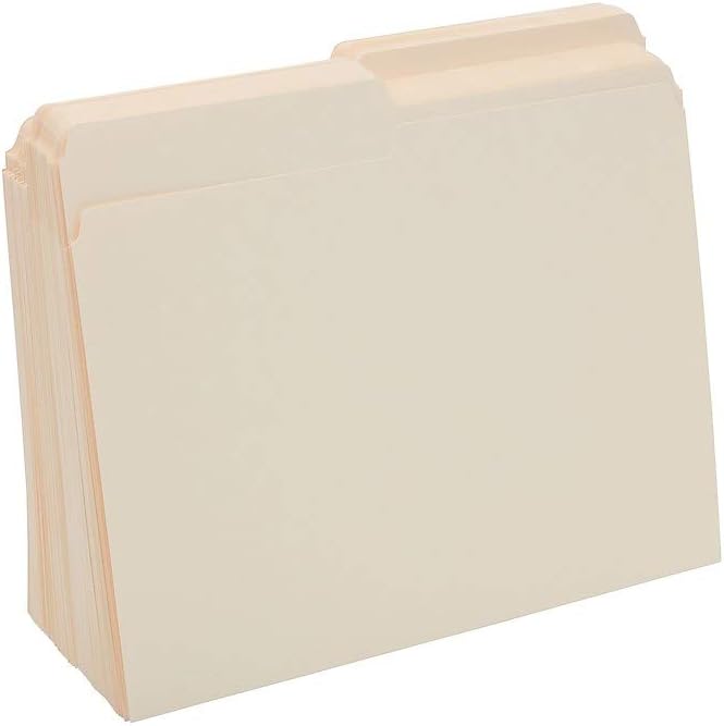 Staples 116855 Manila File Folders Letter 2 Tab Assorted Positions 100Box - Image 4