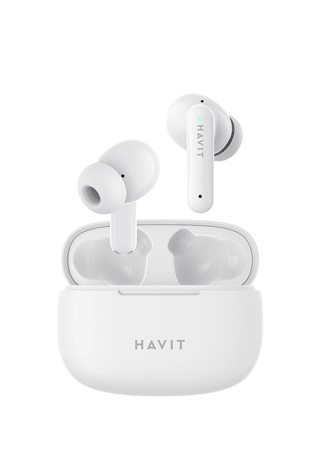 HAVIT Wireless In-Ear Earbuds 5.1 Bluetooth Headset Bluetooth Earbuds Noise Cancellation High Quality Sound Touch Control Lightweight Stylish Suitable for Calls, Music, Driving - Image 1