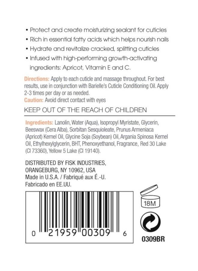 BARIELLE Cuticle Massage Cream .5 Ounce  - Image 3