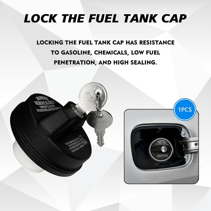 Hirificing Locking Gas Cap with Key - Image 4