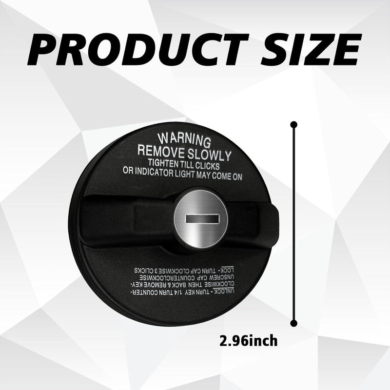 Hirificing Locking Gas Cap with Key - Image 2
