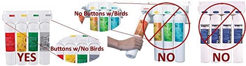 Watts Premier خرطوشة تصفية غشاء شبه نفاذة 50 جالون في اليوم من واتس بريمير لنظام التناضح العكسي Pure Plus/Zero Pure Plus، استبدال فلتر مياه بزر ضغط، يقلل من الكلور والشوائب - Image 3