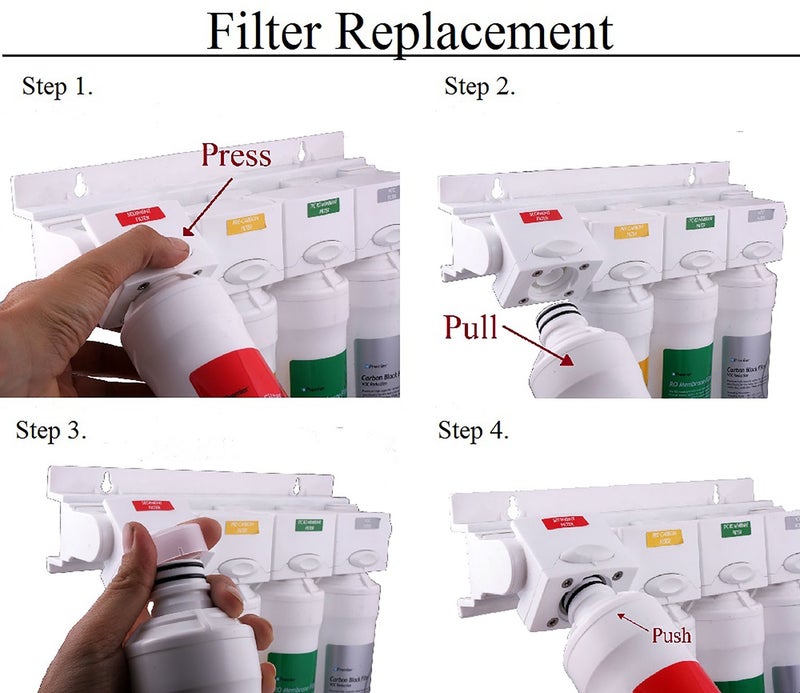 Watts Premier خرطوشة تصفية غشاء شبه نفاذة 50 جالون في اليوم من واتس بريمير لنظام التناضح العكسي Pure Plus/Zero Pure Plus، استبدال فلتر مياه بزر ضغط، يقلل من الكلور والشوائب - Image 2