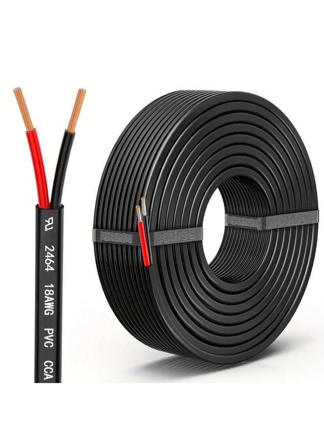 18 AWG 2 Conductor Electrical Wire 15 3M 50FT PVC Cord For Automotive LED Strips Lighting - Image 2