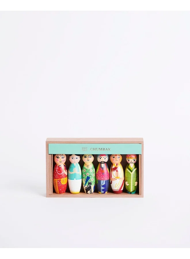 Chumbak People of India Figurines Gift Box - Set of 6