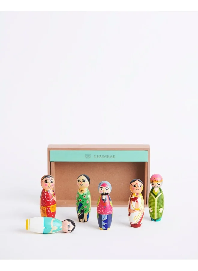 Chumbak People of India Figurines Gift Box - Set of 6