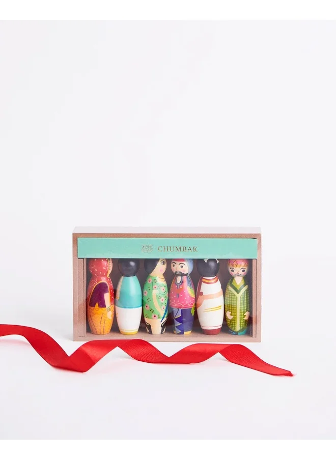 Chumbak People of India Figurines Gift Box - Set of 6