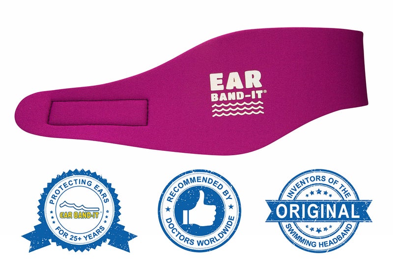 Ear Band-It رباط رأس للسباحة من إير باند-إت - اخترعه طبيب - لتثبيت سدادات الأذن - رباط رأس السباحين الأصلي - موصى به من قبل الأطباء - لتأمين سدادات الأذن - Image 3