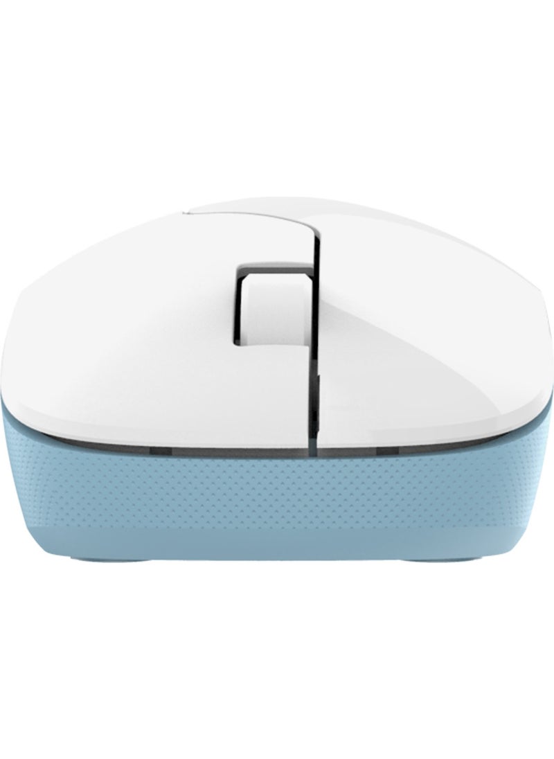 Everest SMW-973 USB White/blue 2.4ghz Wireless Mouse  - Image 4