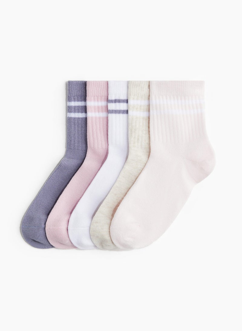 H&M 5-Pack Drymoveâ„¢ Sports Socks - Image 1