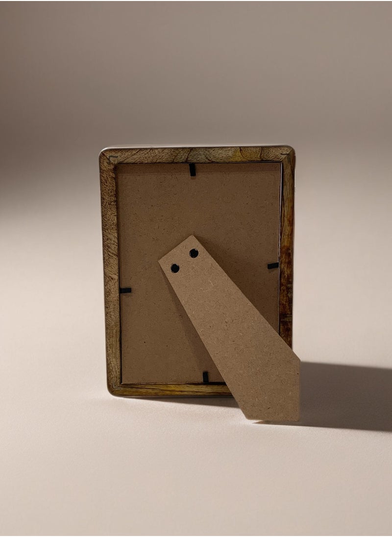 Mars & More - Handcrafted Wooden Photo Frame 15x20 cm by Artesania - Image 1