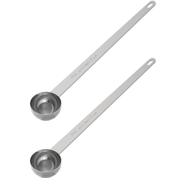 LEIFENY 2PCS 1 Tablespoon Coffee Scoop, 9" Long Handle Measuring Spoon, One tbsp (15 ml) Stainless Steel Scooper - Image 4