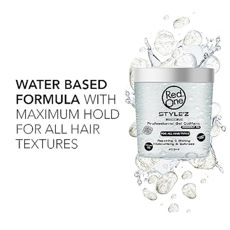Redone Curl & Wavy Styling Gel | Adds Body And Shine To All Styles | Moisturizes And Maintains Healthy Hair | Strong, Weightless Hold | Ideal For Any Hair Type And Color | Leaves No Residue 483Ml - Image 4