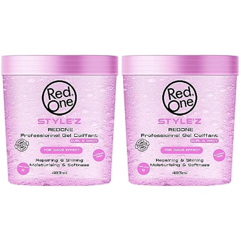 Redone Curl & Wavy Styling Gel | Adds Body And Shine To All Styles | Moisturizes And Maintains Healthy Hair | Strong, Weightless Hold | Ideal For Any Hair Type And Color | Leaves No Residue 483Ml - Image 2