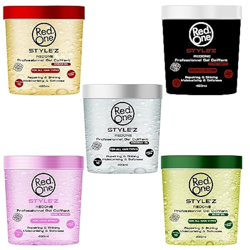 Redone Curl & Wavy Styling Gel | Adds Body And Shine To All Styles | Moisturizes And Maintains Healthy Hair | Strong, Weightless Hold | Ideal For Any Hair Type And Color | Leaves No Residue 483Ml - Image 5